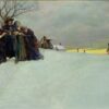 A Wolf Had Not Been Seen at Salem for Thirty Years - Howard Pyle - Reproductions de tableaux et peintures haut de gamme