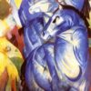 La Tour des chevaux bleus - Franz Marc - Reproductions de tableaux et peintures haut de gamme