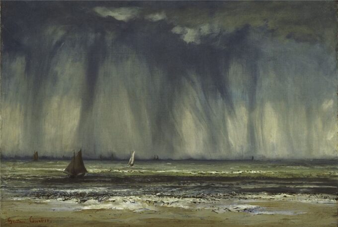 Gustave Courbet, The Waterspout - Gustave Courbet