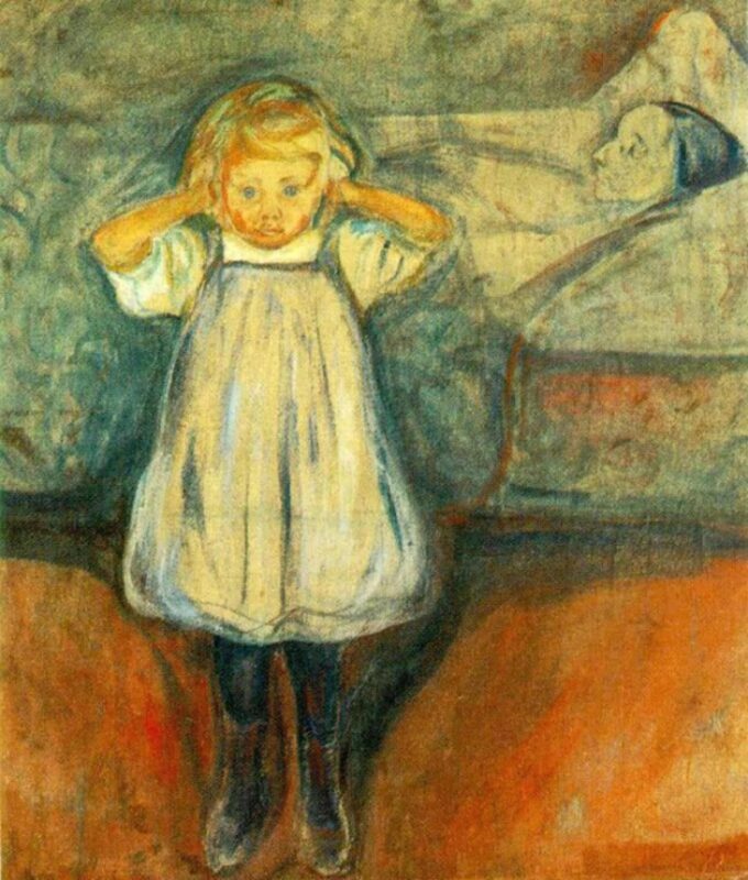 Dead Mother and Child - Edvard Munch Oil Painting Reproduction