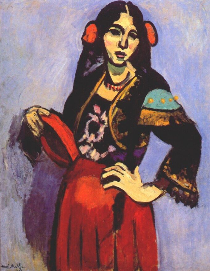 Spanish Woman with a Tambourine - Matisse