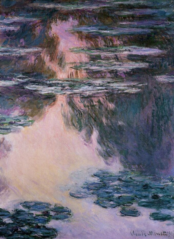 Water Lilies 1907 by Claude Monet