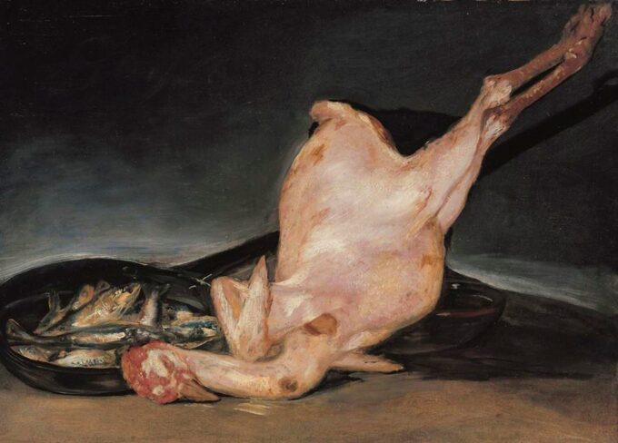 Plucked Turkey - Francisco de Goya