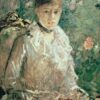 Portrait d'une jeune femme - Edouard Manet - Reproductions de tableaux et peintures haut de gamme