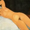 Nu avec la chaîne de col - Amedeo Modigliani - Reproductions de tableaux et peintures haut de gamme