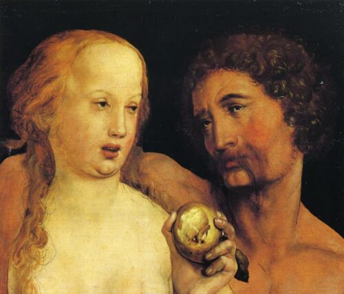 Adam et Eve - Hans Holbein le Jeune - Reproductions de tableaux et peintures haut de gamme