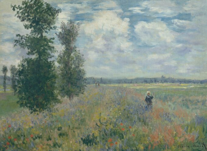 Fields of Poppies near Argenteuil 1875 - Claude Monet