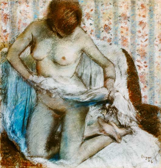 After the Bath - Edgar Degas