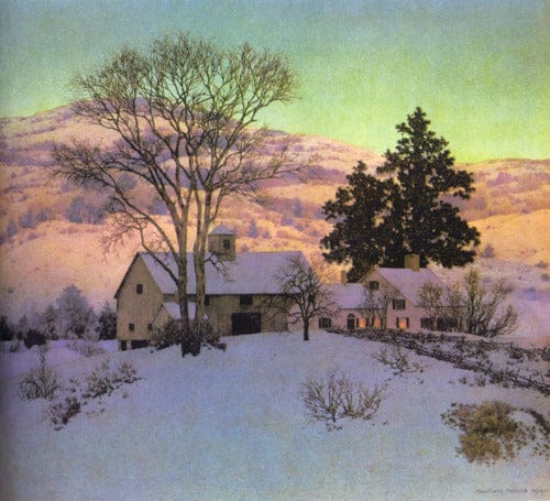 Afterglow - Maxfield Parrish