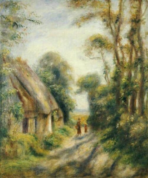 A la périphérie de Berneval - Pierre-Auguste Renoir - Reproductions de tableaux et peintures haut de gamme