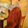 Autoportrait - Amedeo Modigliani - Reproductions de tableaux et peintures haut de gamme