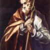 Apostle St. Thaddeus (Jude) - El Greco - Reproductions de tableaux et peintures haut de gamme