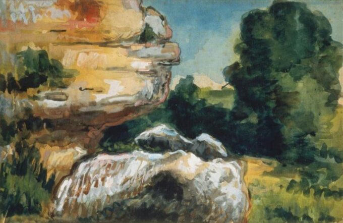 Rocks - Paul Cézanne