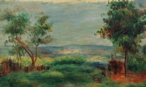 A.Renoir, Paysage - Pierre-Auguste Renoir - Reproductions de tableaux et peintures haut de gamme