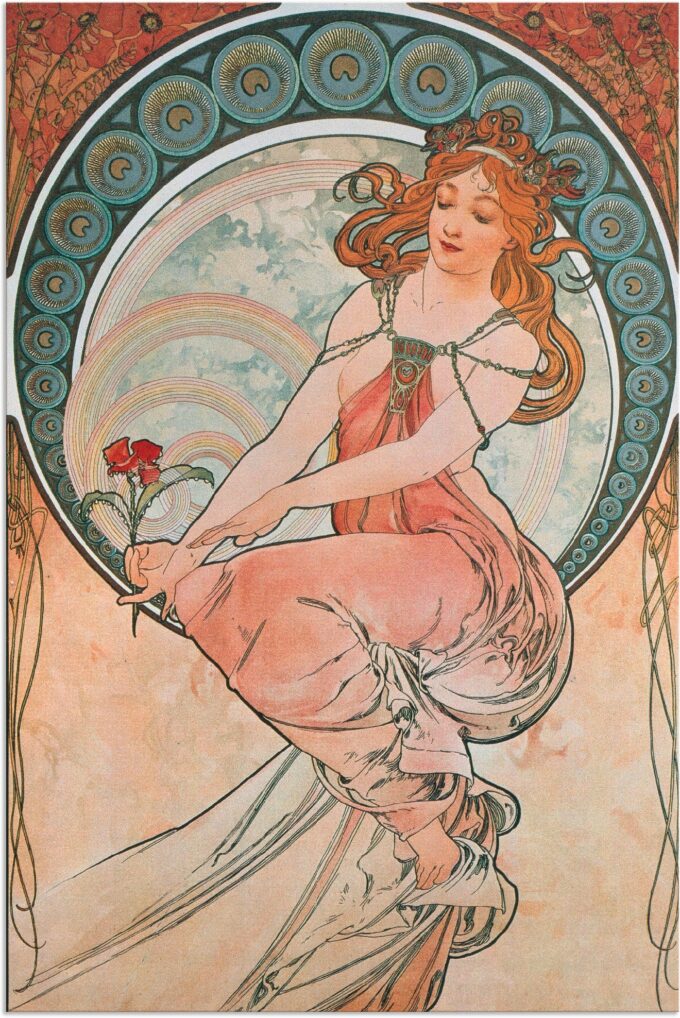 Four arts: painting - Mucha