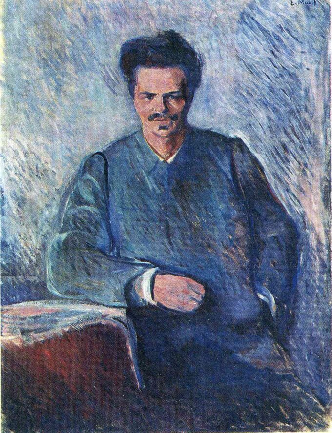 August Strindberg - Edvard Munch - Reproductions de tableaux et peintures haut de gamme