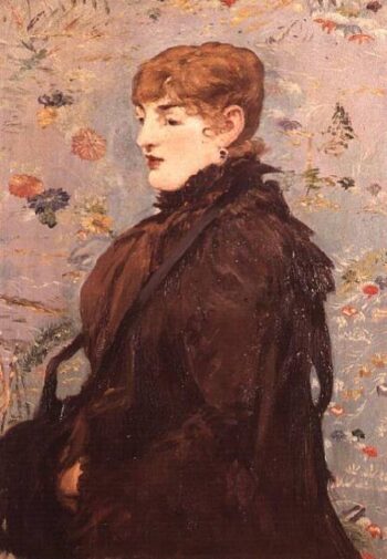 Automne (Mery Laurent) - Edouard Manet - Reproductions de tableaux et peintures haut de gamme