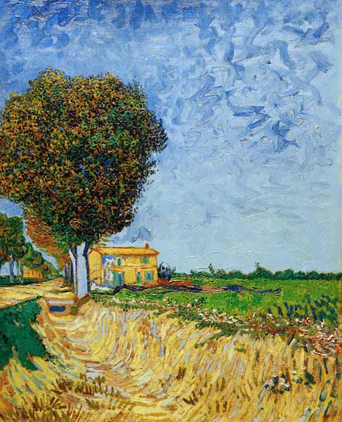 Avenue near Arles - Van Gogh