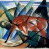 Taureau - Franz Marc - Reproductions de tableaux et peintures haut de gamme