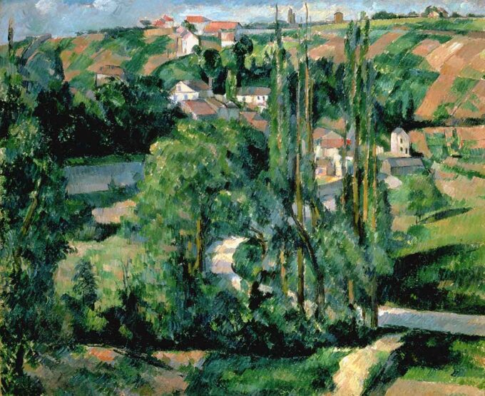 Hillside of Pebbles, at Pontoise - Paul Cézanne