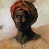 Portrait d'un Turc au turban - Eugène Delacroix - Reproductions de tableaux et peintures haut de gamme