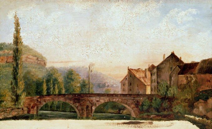 Bridge at Ornans - Gustave Courbet