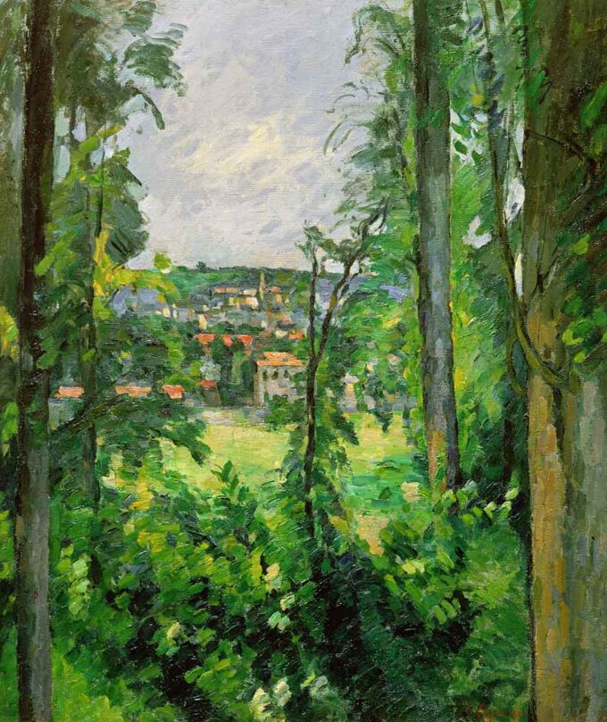 Auvers, view from the outskirts - Paul Cézanne