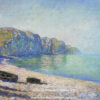 La Plage de Pourville - Reproduction de tableaux de Monet - Reproductions de tableaux et peintures haut de gamme