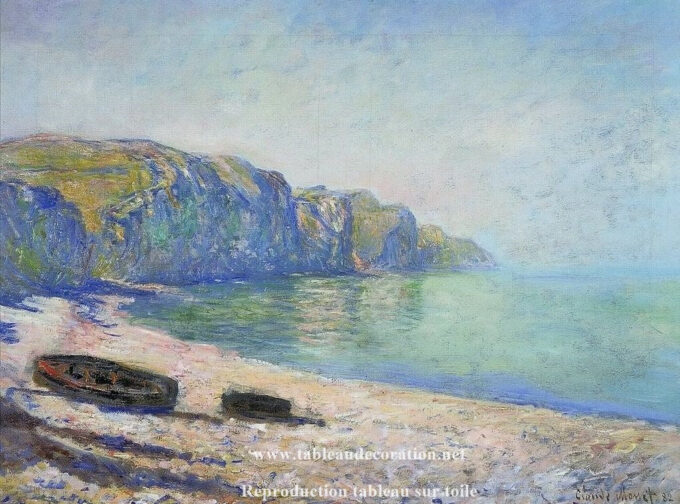 The Beach at Pourville - Reproduction of Monet's Paintings