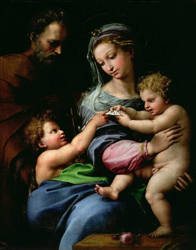 The Virgin with the Rose - Raphael (painter)