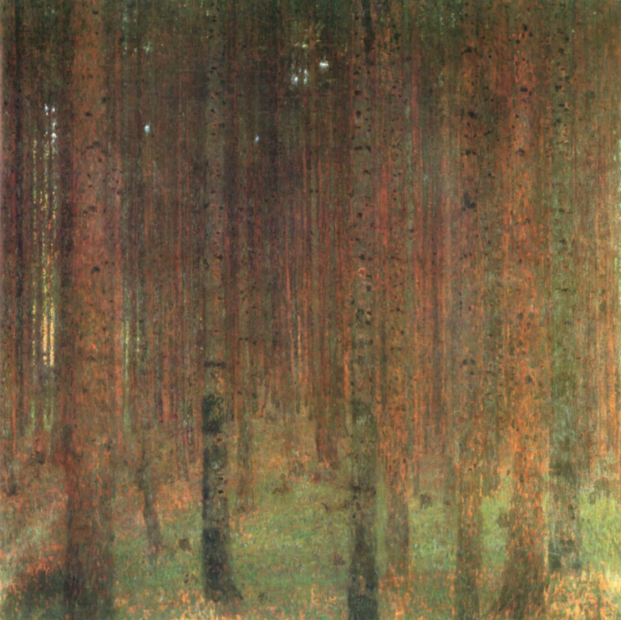 Pine Forest II - Gustav Klimt