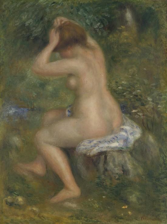 A Bather - Pierre-Auguste Renoir