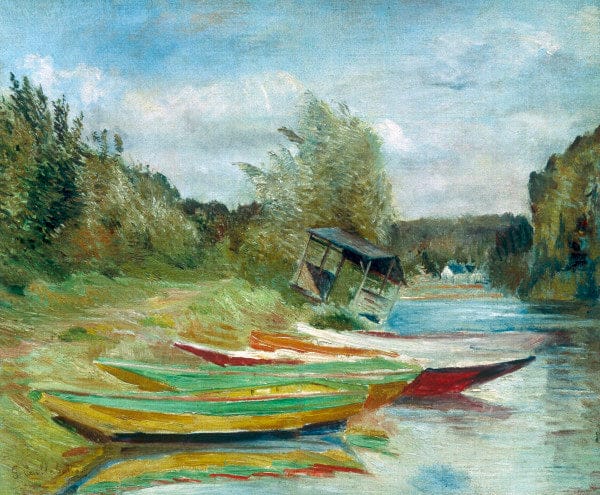 Boats and Cabin - Caillebotte