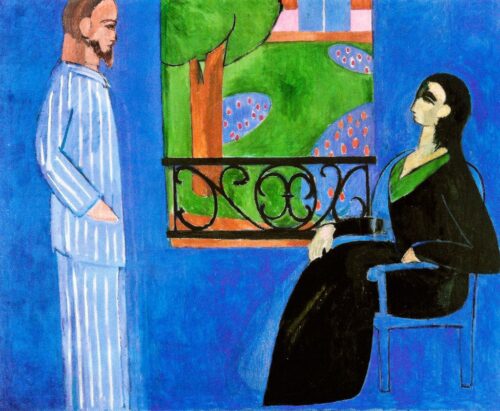 La conversation - Matisse - Reproductions de tableaux et peintures haut de gamme