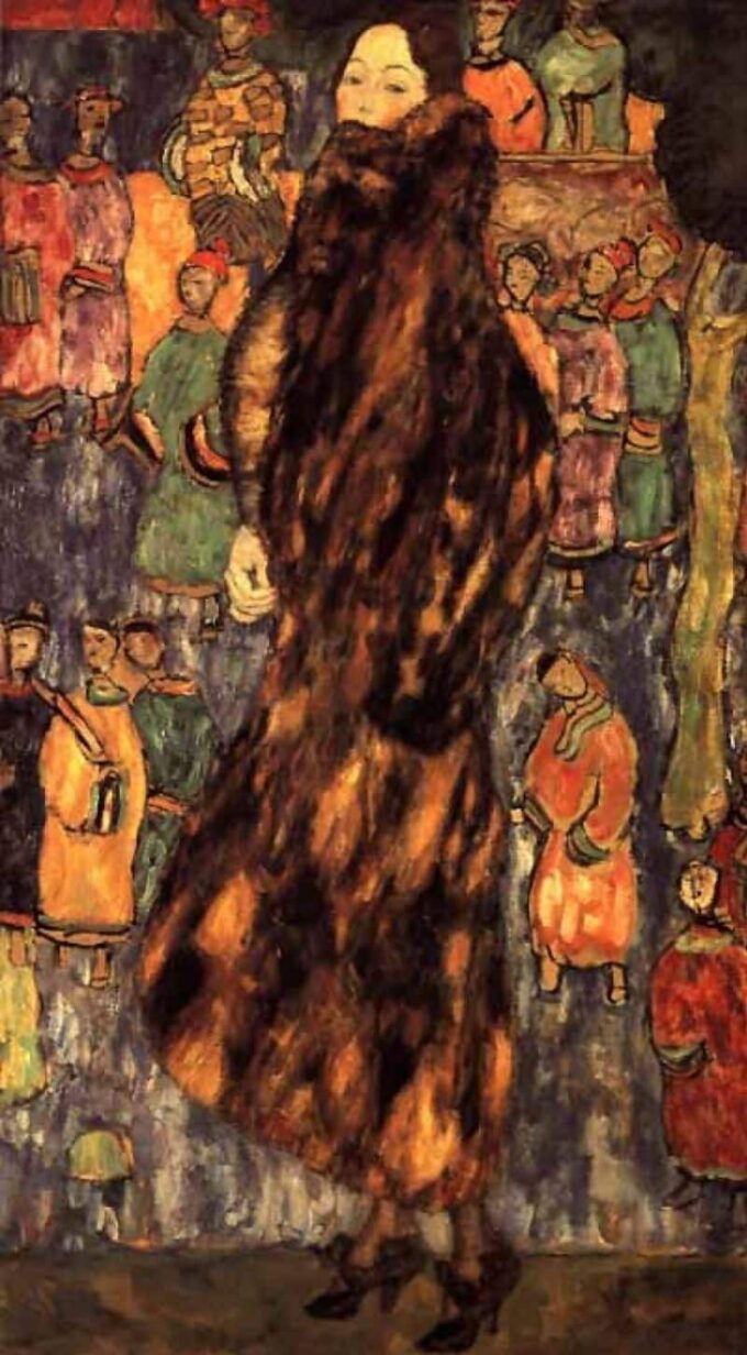 The Fur of the Polecat (unfinished) - Gustav Klimt