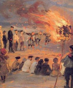 Plage de Skagen - Peder Severin Kroyer - Reproductions de tableaux et peintures haut de gamme