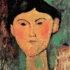 Beatrice Hastings - Amedeo Modigliani - Reproductions de tableaux et peintures haut de gamme