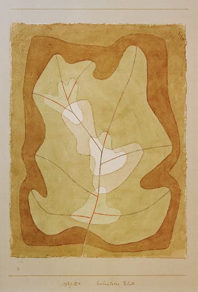 Illuminated Leaf - Paul Klee