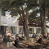 Terrasse de brasserie à des Brannenburg - Max Liebermann - Reproductions de tableaux et peintures haut de gamme