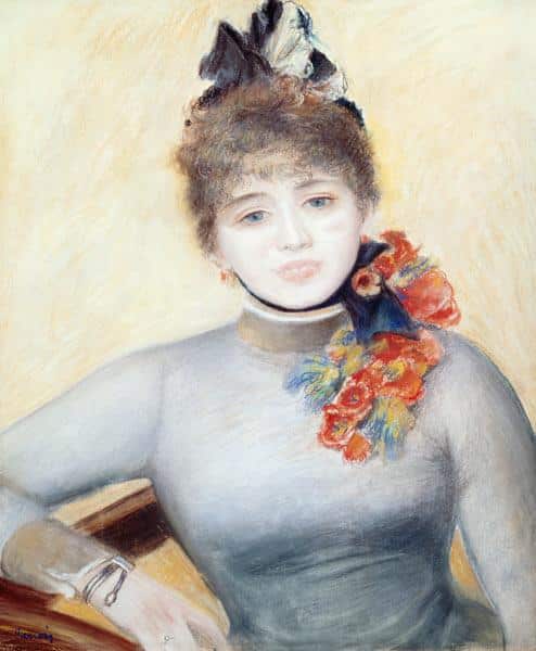 Portrait de Caroline Remy (Severine) - Pierre-Auguste Renoir - Reproductions de tableaux et peintures haut de gamme