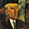 Portrait de Max Jacob - Amedeo Modigliani - Reproductions de tableaux et peintures haut de gamme