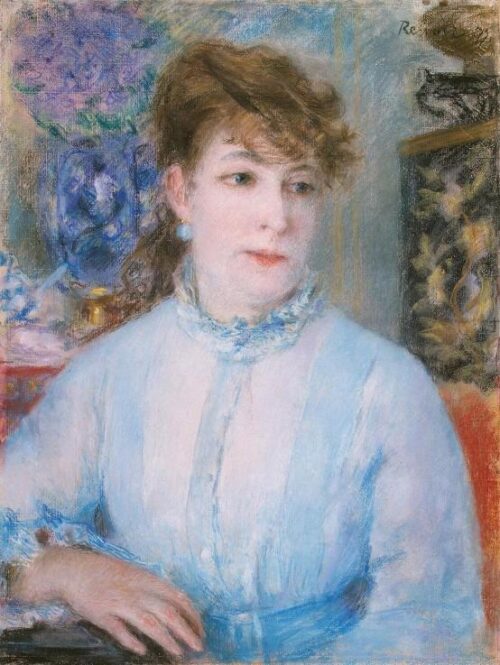 Portrait d'une femme - Pierre-Auguste Renoir - Reproductions de tableaux et peintures haut de gamme