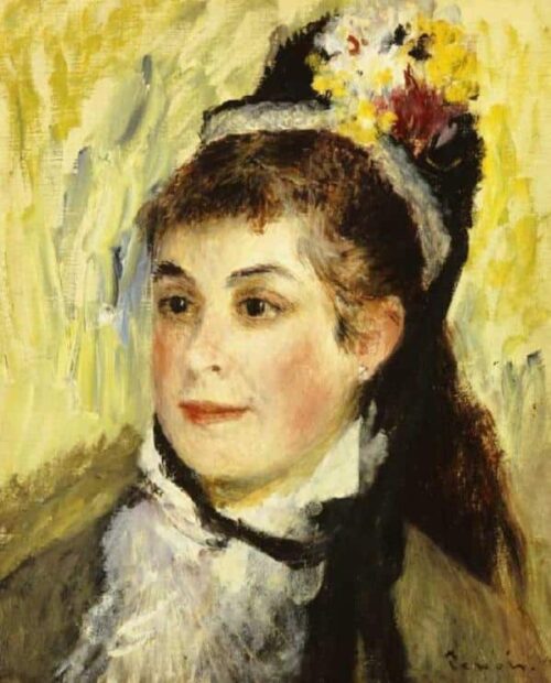 Portrait de madame Edmond Renoir - Pierre-Auguste Renoir - Reproductions de tableaux et peintures haut de gamme