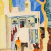 Vue d'une mosquée - August Macke - Reproductions de tableaux et peintures haut de gamme