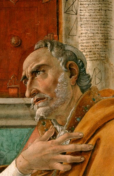 St. Augustine, detail - Sandro Botticelli