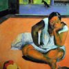 Boudeuse - Paul Gauguin - Reproductions de tableaux et peintures haut de gamme