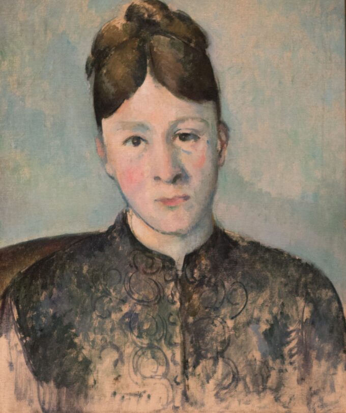 Portrait of Madame Cézanne - Paul Cézanne