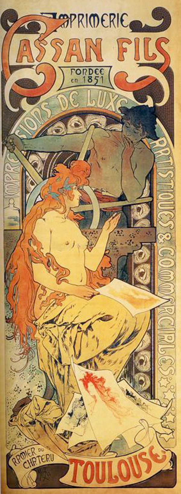 Cassan Fils Printing House - Mucha