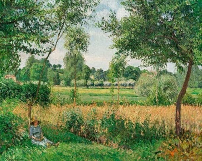 Tomorrow, Sun, Eragny - Camille Pissarro