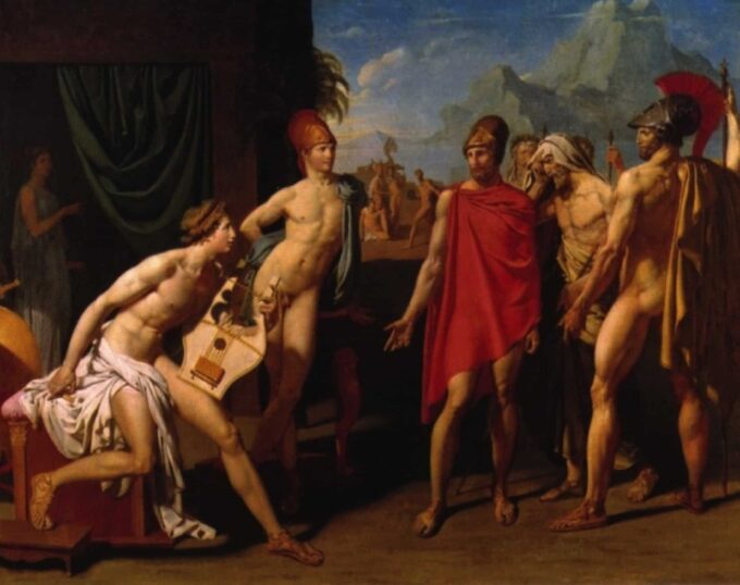 Achilles receiving the envoys of Agamemnon - Jean-Auguste-Dominique Ingres